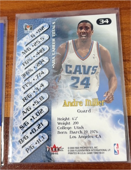 1999-00 Fleer Ultra #149 Andre Miller — front