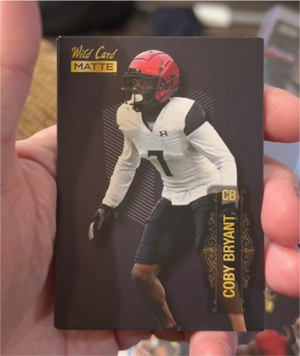 2022 Wild Card Matte #MB-19 Coby Bryant — front