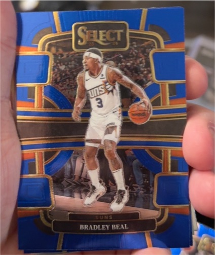 2023-24 Panini Select #47 Bradley Beal Blue Concourse — front