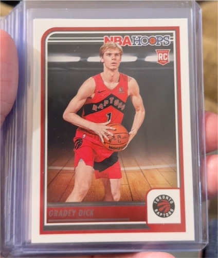 2023-24 Panini NBA Hoops #243 Gradey Dick — front