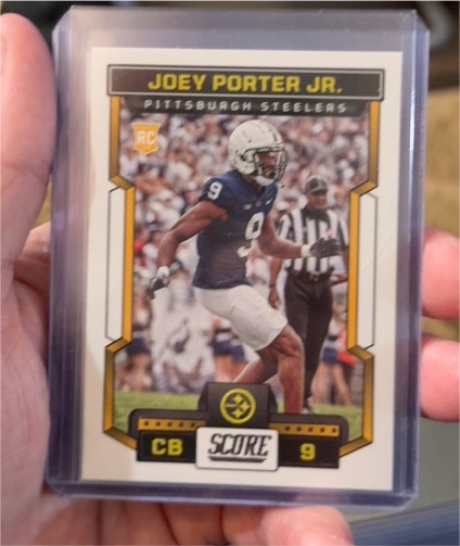 2023 Panini Score #382 Joey Porter Jr. — front