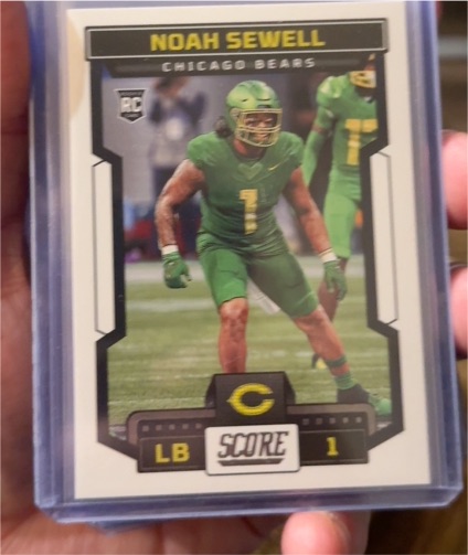 2023 Panini Score #396 Noah Sewell — front