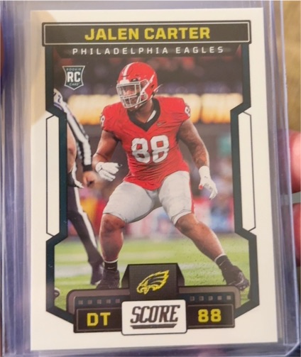 2023 Score #369 Jalen Carter — front