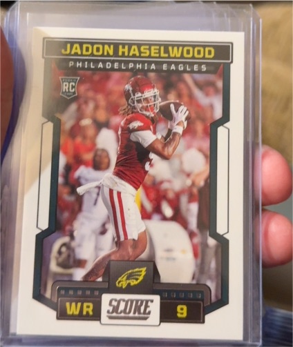 2023 Panini Score #366 Jadon Haselwood — front
