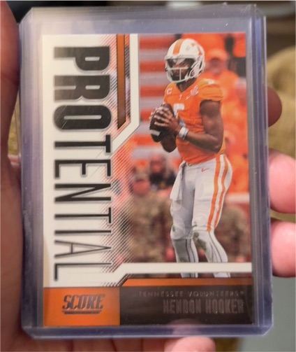 2023 Score Protential #5 Hendon Hooker — front
