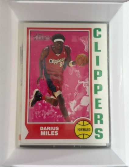 2001-02 Topps Heritage #250 Darius Miles — front