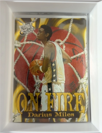 2000 Press Pass On Fire #OF2 Darius Miles — front