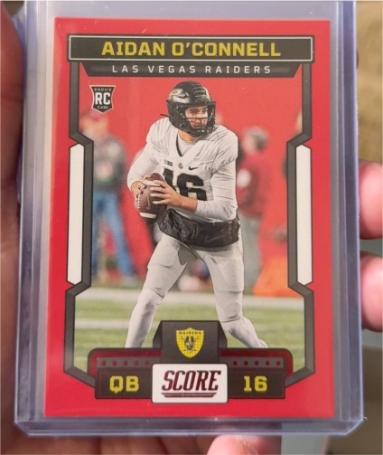 2023 Panini Score #310 Aidan O'Connell — front