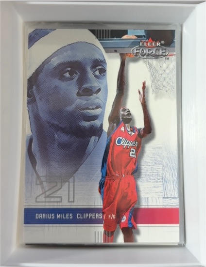 2001-02 Fleer Force #17 Darius Miles — front