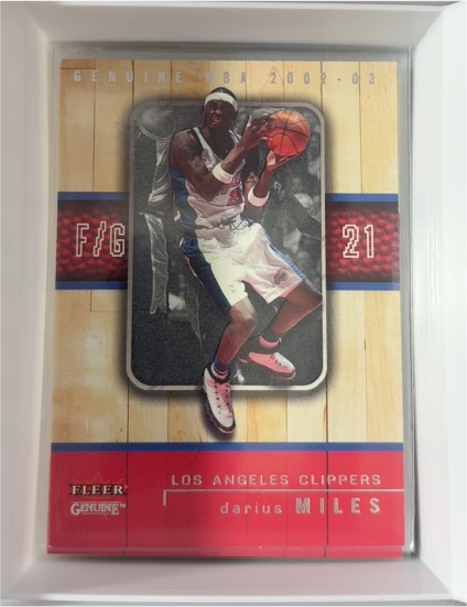 2002-03 Fleer Genuine #53 Darius Miles — front