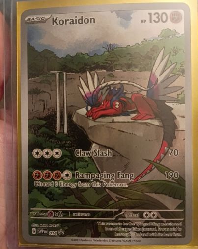 2022 Pokémon Scarlet & Violet Promo #014 Koraidon — front