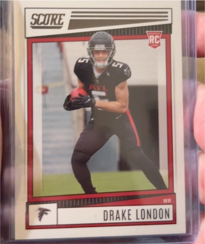 2022 Score #379 Drake London — front