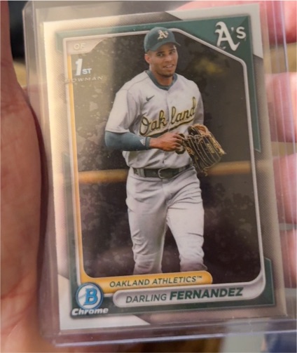 2024 Bowman Chrome #BCP-184 Darling Fernandez — front