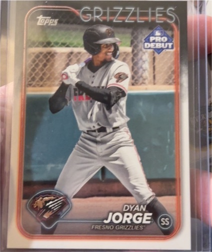 2024 Topps Pro Debut #PD-170 Dyan Jorge — front