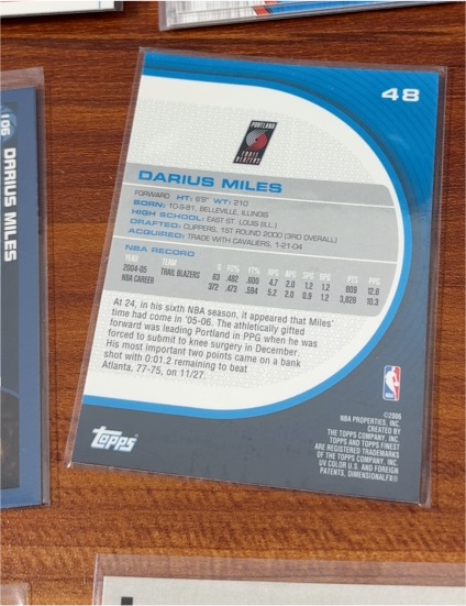 2004-05 Topps #155 Darius Miles — front