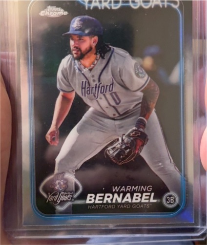 2024 Topps Pro Debut Chrome #PDC-81 Warming Bernabel — front