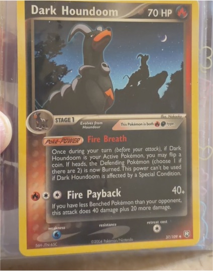 2004 Pokémon Team Rocket Returns #37 Dark Houndoom — front