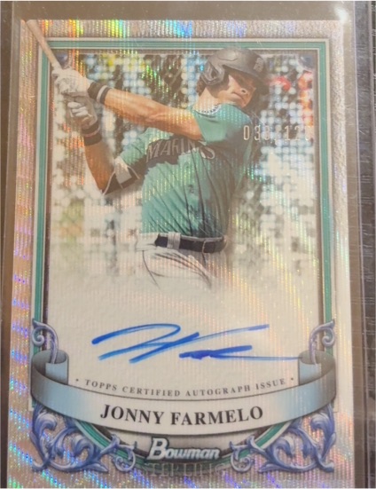 2024 Bowman Sterling #PA-JF Jonny Farmelo — front