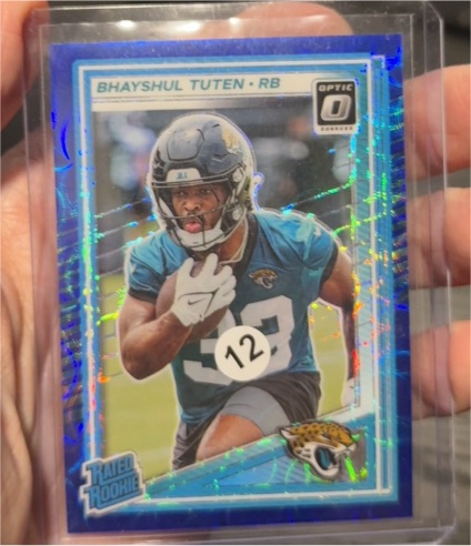 2025 Panini Donruss Optic #272 Bhayshul Tuten — front
