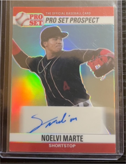 2021 Leaf Pro Set Metal #PS0-NM1 Noelvi Marte — front