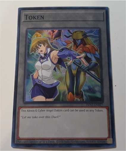 Yu-Gi-Oh! TKN5-EN027 Alexis & Cyber Angel Dakini Token — front