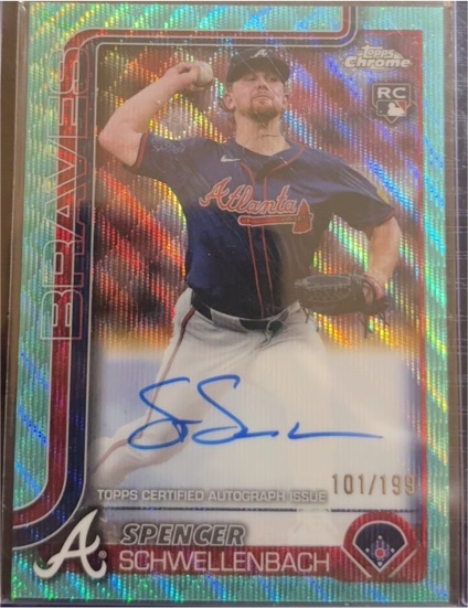2025 Topps Chrome #RA-SS Spencer Schwellenbach — front