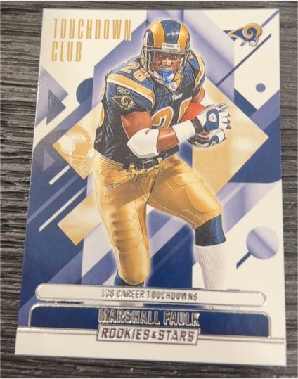 2025 Panini Rookies & Stars #4 Marshall Faulk Touchdown Club — front