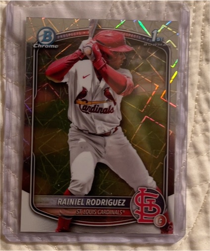 2025 Bowman Chrome #BCP-200 Rainiel Rodriguez — front