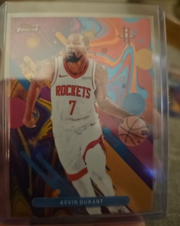 2025-26 Topps Finest #83 Kevin Durant Oil Spill Refractor — front