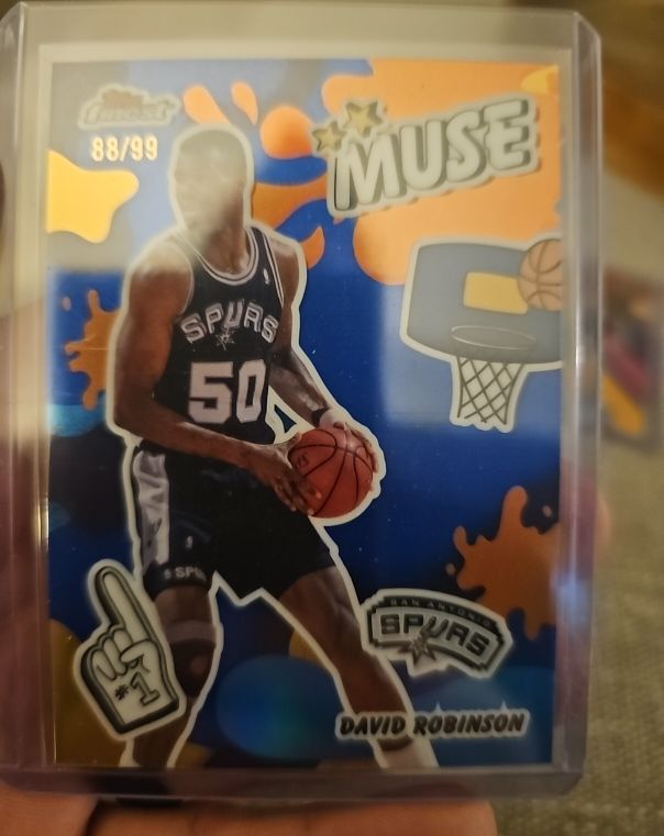 2025-26 Topps Finest #M-19 David Robinson Muse — front