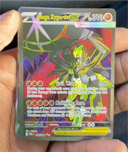 2016 Pokémon Mega Zygarde EX #104 Perfect Order — front