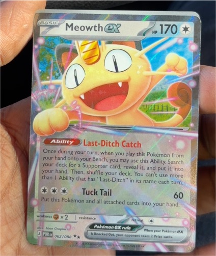 2026 Pokémon Perfect Order #062 Meowth EX — front