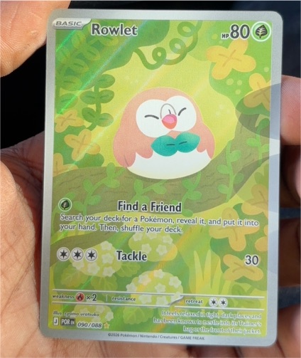 2026 Pokémon Perfect Order #090 Rowlet — front