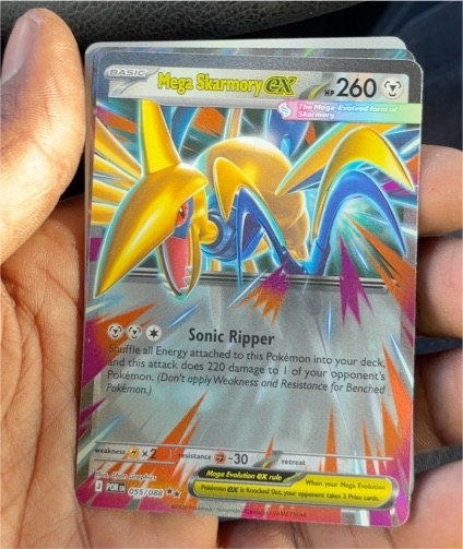 Mega Skarmory ex 055/088 Perfect Order — front