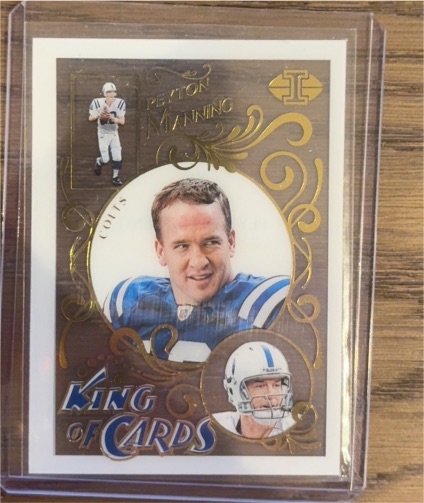 2021 Panini Illusions #KC-17 Peyton Manning King of Cards Indianapolis Colts — front
