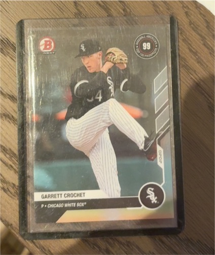 2021 Bowman Chrome #63 Garrett Crochet — front