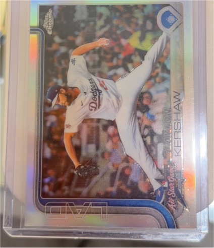 2024 Topps Chrome #LAD Clayton Kershaw — front