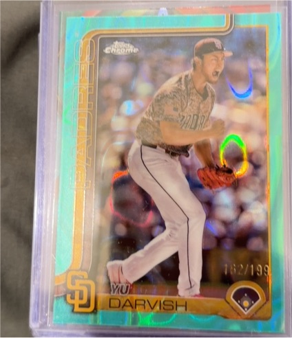 2025 Topps Chrome #186 Yu Darvish — front