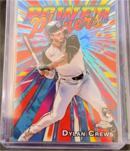 2025 Topps Chrome Power Players #PP-20 Dylan Crews — front