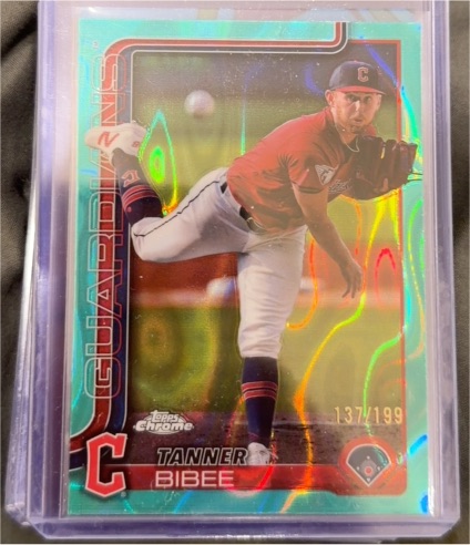 2025 Topps Chrome #236 Tanner Bibee — front