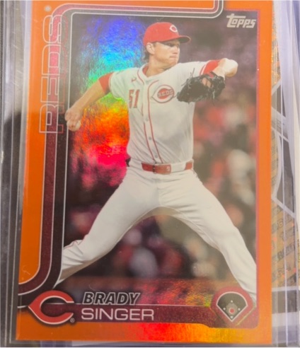 2025 Topps Update #US344 Brady Singer — front