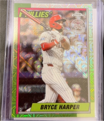 2025 Topps Update Chrome #U90C-77 Bryce Harper — front