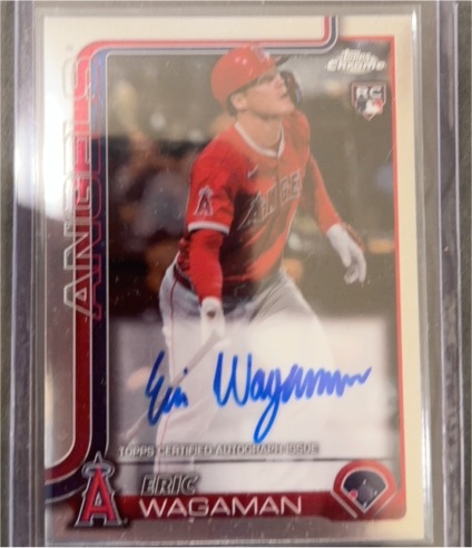 2025 Topps Chrome #RA-EW Eric Wagaman Rookie Autographs — front