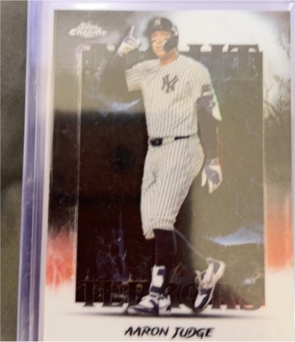 2025 Topps Chrome Update #NT-1 Aaron Judge Night Terrors — front