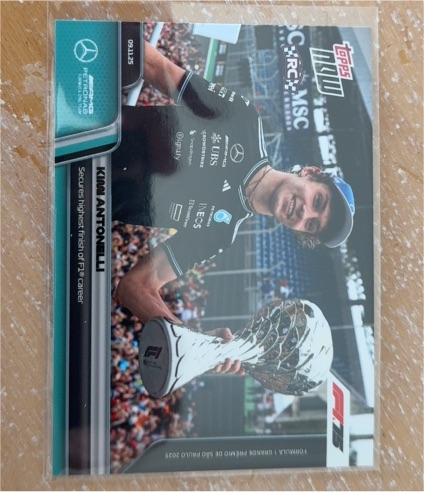 2025 Topps Now F1 #76 Kimi Antonelli — front