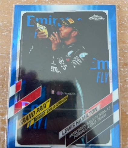 2021 Topps Chrome Formula 1 #150 Lewis Hamilton — front