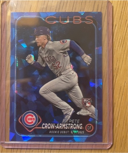 2024 Bowman Chrome Sapphire #45 Pete Crow-Armstrong — front