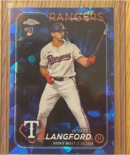 2024 Topps Chrome Update Sapphire Edition #USCS151 Wyatt Langford — front