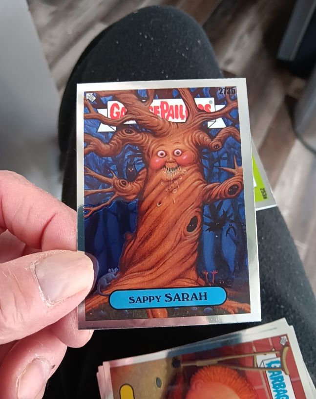 2024 Topps Chrome Garbage Pail Kids Series 7 #273b Sappy Sarah — front