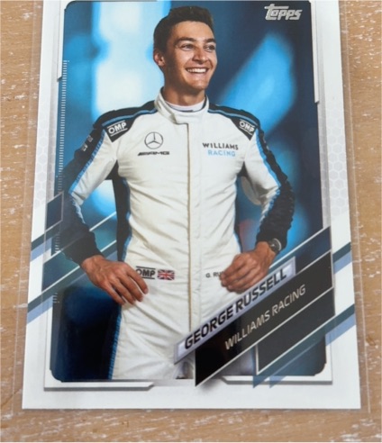 2021 Topps Formula 1 #19 George Russell Williams Racing — front